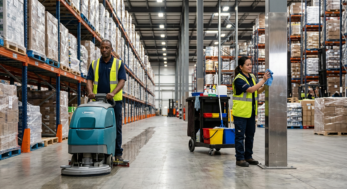 warehouse cleaning